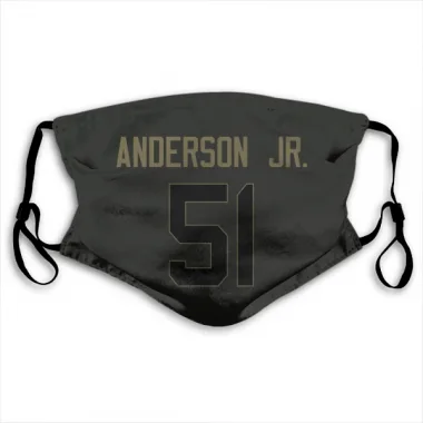 Black Houston Texans Will Anderson Jr.   Service Face Mask