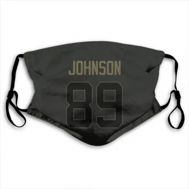 Black Houston Texans Xavier Johnson   Service Face Mask