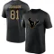 Black Men's Andre Johnson Houston Texans 2020 Salute To Service Performance T-Shirt