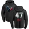 Black Men's Andrew Beck Houston Texans Midnight Mascot Pullover Hoodie