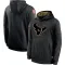 Black Men's Blank Houston Texans 2020 Salute to Service Sideline Performance Pullover Hoodie