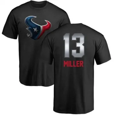 Black Men's Braxton Miller Houston Texans Midnight Mascot T-Shirt -