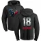 Black Men's Case Keenum Houston Texans Midnight Mascot Pullover Hoodie