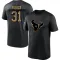 Black Men's Dameon Pierce Houston Texans 2020 Salute To Service Performance T-Shirt