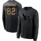 Black Men's Diontae Johnson Houston Texans 2020 Salute To Service Sideline Performance Long Sleeve T-Shirt