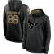 Black Men's Johnny Johnson III Houston Texans 2020 Salute to Service Sideline Performance Pullover Hoodie