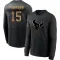 Black Men's Ka'imi Fairbairn Houston Texans 2020 Salute To Service Sideline Performance Long Sleeve T-Shirt