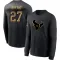 Black Men's Myles Bryant Houston Texans 2020 Salute To Service Sideline Performance Long Sleeve T-Shirt