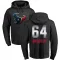 Black Men's Nick Broeker Houston Texans Midnight Mascot Pullover Hoodie