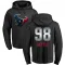 Black Men's Tim Settle Jr. Houston Texans Midnight Mascot Pullover Hoodie