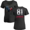 Black Women's Andre Johnson Houston Texans Midnight Mascot T-Shirt -