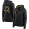 Black Women's British Brooks Houston Texans 2020 Salute to Service Sideline Performance Pullover Hoodie