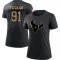 Black Women's Folorunso Fatukasi Houston Texans 2020 Salute To Service Performance T-Shirt