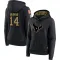 Black Women's Jared Wayne Houston Texans 2020 Salute to Service Sideline Performance Pullover Hoodie