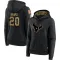 Black Women's Jimmie Ward Houston Texans 2020 Salute to Service Sideline Performance Pullover Hoodie