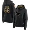 Black Women's Kilian Zierer Houston Texans 2020 Salute to Service Sideline Performance Pullover Hoodie