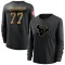 Black Women's LaDarius Henderson Houston Texans 2020 Salute To Service Sideline Performance Long Sleeve T-Shirt