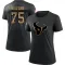 Black Women's Vince Wilfork Houston Texans 2020 Salute To Service Performance T-Shirt