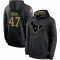 Black Youth Andrew Beck Houston Texans 2020 Salute to Service Sideline Performance Pullover Hoodie