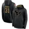 Black Youth Dameon Pierce Houston Texans 2020 Salute to Service Sideline Performance Pullover Hoodie