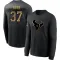 Black Youth D'Angelo Ross Houston Texans 2020 Salute To Service Sideline Performance Long Sleeve T-Shirt