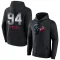 Black Youth Jayden Peevy Houston Texans Midnight Mascot Pullover Hoodie