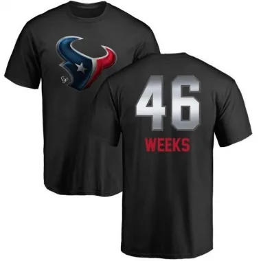 Black Youth Jon Weeks Houston Texans Midnight Mascot T-Shirt -