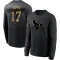 Black Youth Kris Boyd Houston Texans 2020 Salute To Service Sideline Performance Long Sleeve T-Shirt