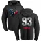 Black Youth Kurt Hinish Houston Texans Midnight Mascot Pullover Hoodie