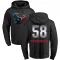 Black Youth Scott Quessenberry Houston Texans Midnight Mascot Pullover Hoodie