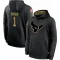 Black Youth Stefon Diggs Houston Texans 2020 Salute to Service Sideline Performance Pullover Hoodie