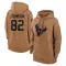 Brown Women's Diontae Johnson Houston Texans 2023 Salute To Service Pullover Hoodie