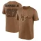 Brown Youth Mario Edwards Jr. Houston Texans 2023 Salute To Service Performance T-Shirt