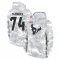 Camo Men's Zach Thomas Houston Texans Arctic 2024 Salute to Service Club Fleece Pullover Hoodie