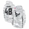 Camo Youth Christian Harris Houston Texans Arctic 2024 Salute to Service Club Fleece Pullover Hoodie