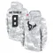 Camo Youth John Metchie III Houston Texans Arctic 2024 Salute to Service Club Fleece Pullover Hoodie