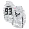 Camo Youth Kurt Hinish Houston Texans Arctic 2024 Salute to Service Club Fleece Pullover Hoodie