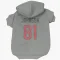 Gray Houston Texans Andre Johnson   Dog & Cat Pet Hoodie