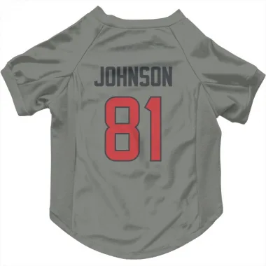 Gray Houston Texans Andre Johnson   Dog & Cat Pet Jersey