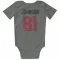 Gray Houston Texans Andre Johnson   Newborn & Infant Bodysuit