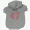 Gray Houston Texans Andrew Beck   Dog & Cat Pet Hoodie