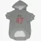 Gray Houston Texans Andrew Beck   Dog & Cat Pet Hoodie