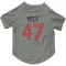 Gray Houston Texans Andrew Beck   Dog & Cat Pet Jersey