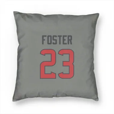 Gray Houston Texans Arian Foster   Pillow Cover (18 X 18)