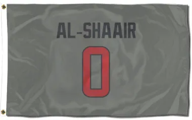 Gray Houston Texans Azeez Al-Shaair   Flag (3 X 5)