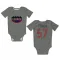 Gray Houston Texans Blake Fisher   Newborn & Infant Bodysuit