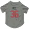 Gray Houston Texans Brandon Hill   Dog & Cat Pet Jersey