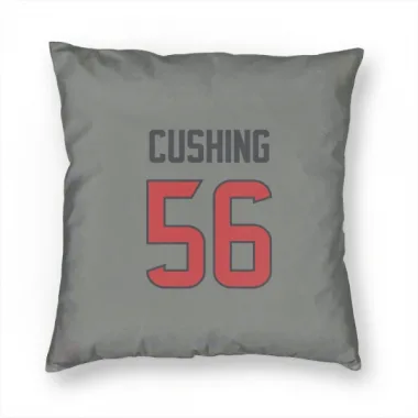 Gray Houston Texans Brian Cushing   Pillow Cover (18 X 18)