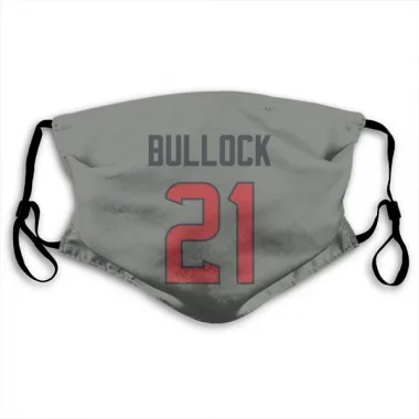 Gray Houston Texans Calen Bullock   Face Mask