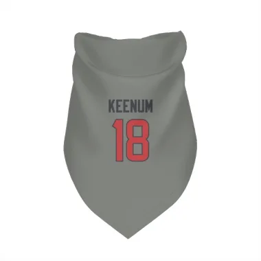 Gray Houston Texans Case Keenum   Dog & Cat Pet Bandana